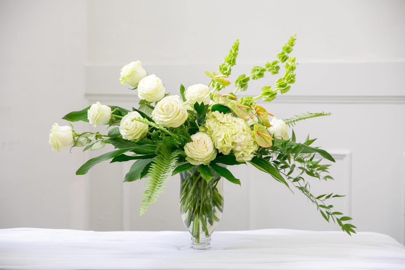 10.375 Mia Clear Glass Vases, 4-Case