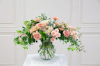 7.75 Clear Peony Vases 12-Case