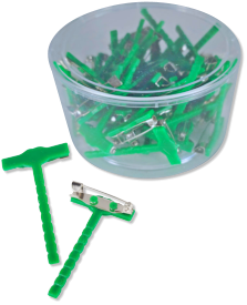 Green T Pin, 50-Pack
