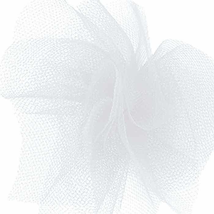 54 White Tulle Ribbon, 40-Yards