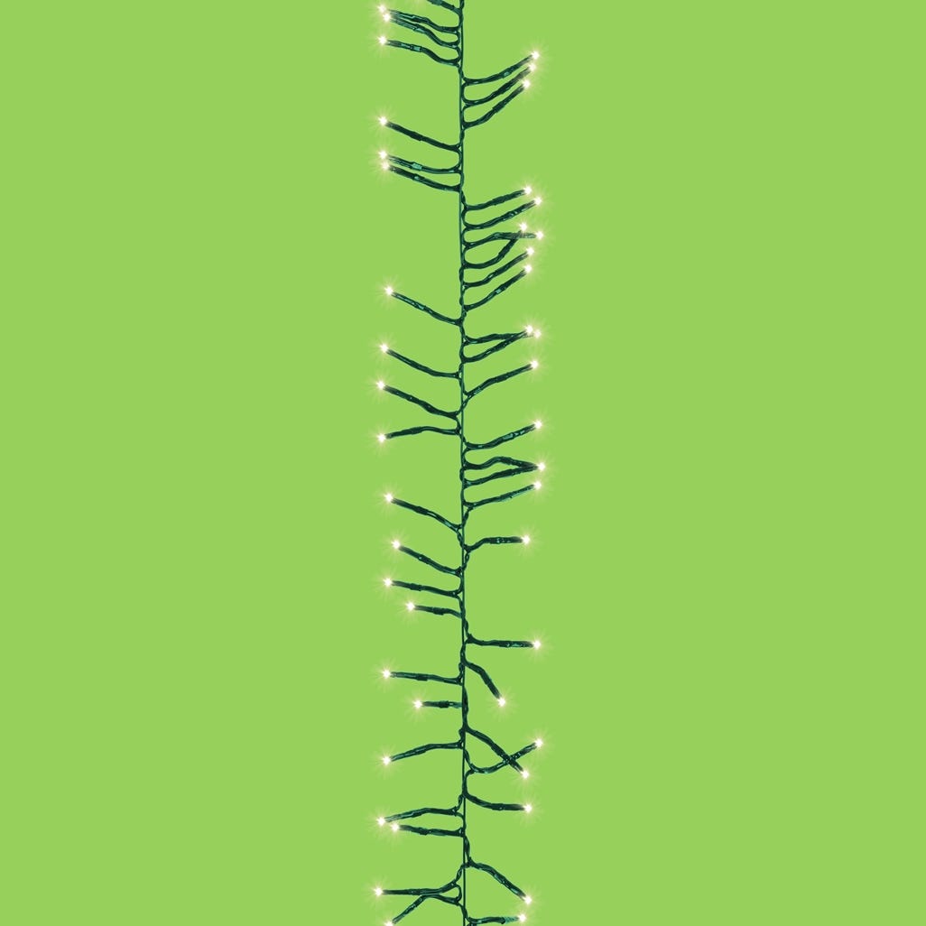 149 Grn Cord Twinkle Cluster Lights AC