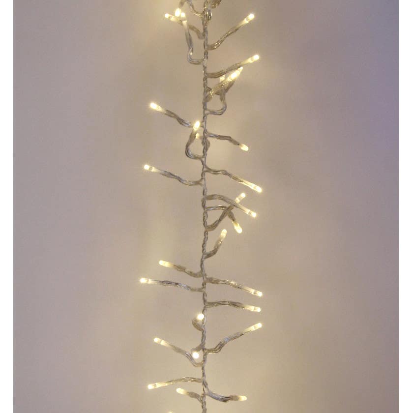 149 Clr Cord Twinkle Cluster Lights AC