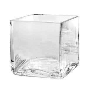 8 x 8 Clear Glass Cube