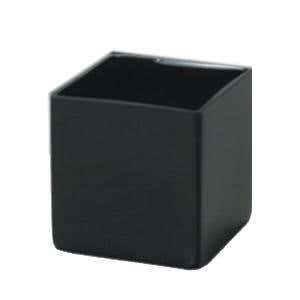 5 x 5 Black Glass Cube