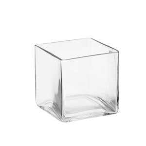 4 x 4 Clear Glass Cube