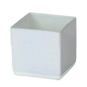 5 x 5 White Glass Cube