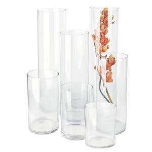 8 x 20 Clear Glass Cylinder
