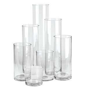 5 x 20 Clear Glass Cylinder
