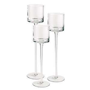 4 x 16 Clear Glass Votive Holder
