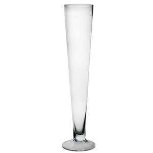 6.5 x 32 Clear Glass Pilsner Vase