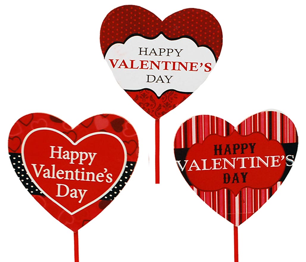 18 Valentine Sayings Picks, 12-Bag