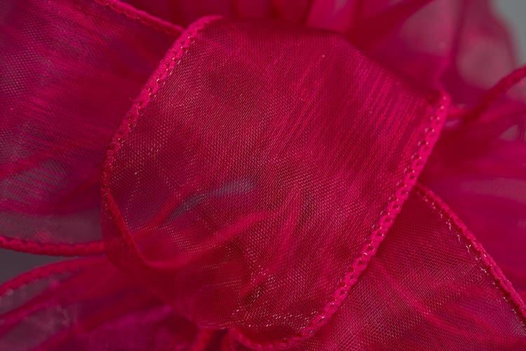 #9 Fuchsia Wired Chiffon Ribbon 50-Yards