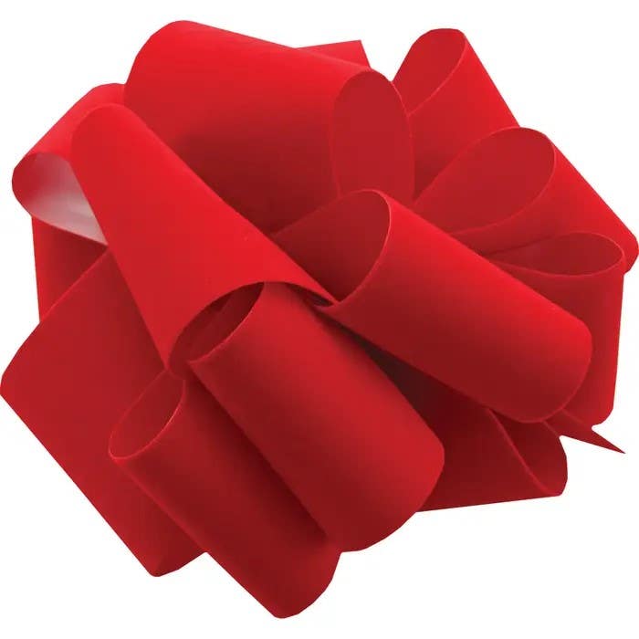 #9 Medium Red Velvet Ribbon, 100-Yards