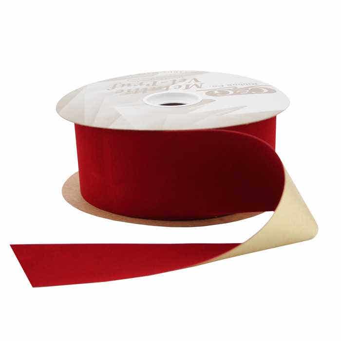 #40 Holiday Red Ribbon, 25-Yards