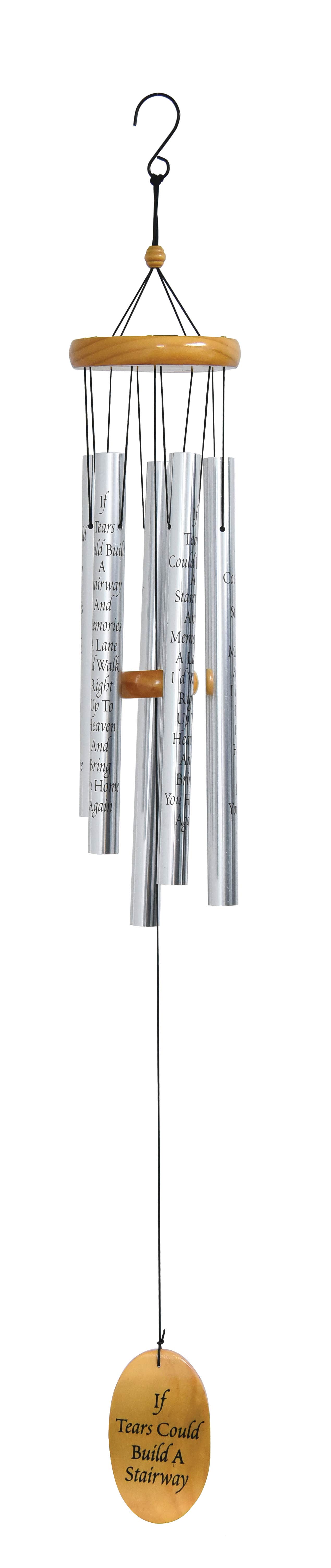 Silver If Tears Staircase Windchime
