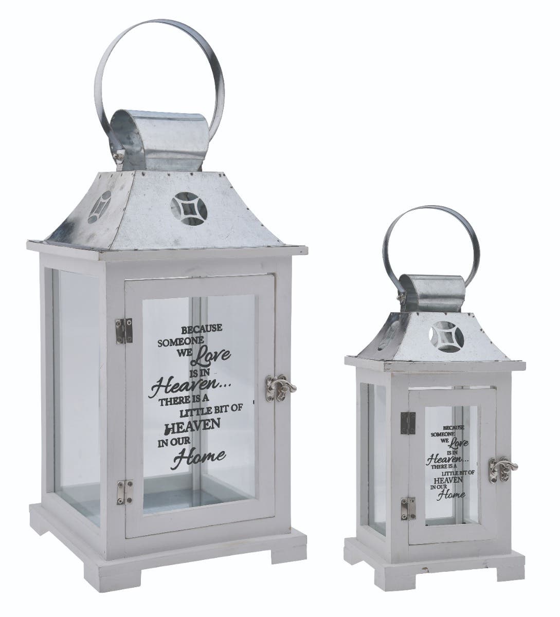 Love Is In Heaven Lanterns, Set of 2