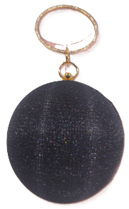 Black WOW Orby Bridal Purse